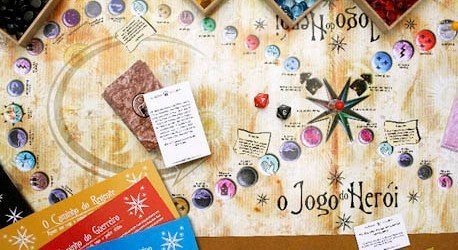 tabuleiro do jogo do herói